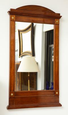 Swedish Empire Mahogany Inlaid Mirror Circa 1820 - 759512