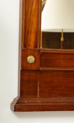 Swedish Empire Mahogany Inlaid Mirror Circa 1820 - 759513