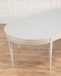 Swedish Extension Dining Table with Carved Apron circa 1900 - 4437760