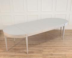 Swedish Extension Dining Table with Carved Apron circa 1900 - 4437761