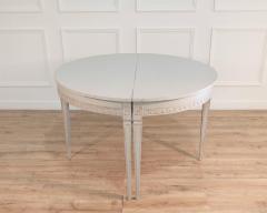 Swedish Extension Dining Table with Carved Apron circa 1900 - 4437850