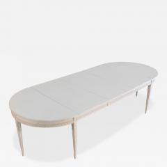 Swedish Extension Dining Table with Carved Apron circa 1900 - 4440920