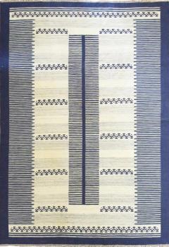 Swedish Flat Weave Carpet 20th Century 67 x 910  - 4092509