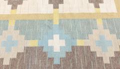 Swedish Flat Woven Rug Signed Sverker Greuholm - 3582690