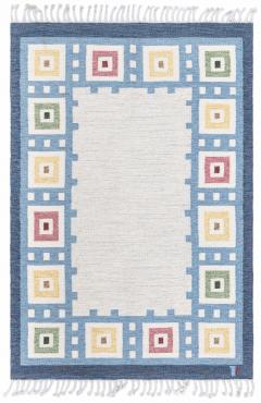 Swedish Flat Woven Rug by Erik Lundberg - 3582991