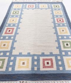 Swedish Flat Woven Rug by Erik Lundberg - 3582994