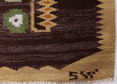 Swedish Flat Woven Rug by Solveig Westerberg - 4009071