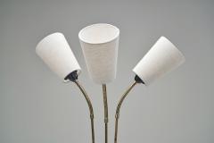 Swedish Floor Lamp with Three Adjustable Arms Sweden Mid 20th Century - 4739892