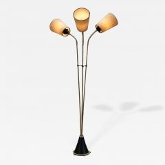 Swedish Floor Lamp with Three Adjustable Arms Sweden Mid 20th Century - 4742117