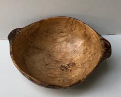 Swedish Folk Art Burl Bowl - 2418830