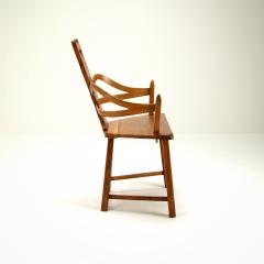 Swedish Folk Art Chair in Oak 1900s - 2228469