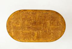 Swedish Grace Birch Root and Ebonized Table circa 1940s - 1555131