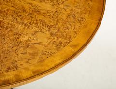 Swedish Grace Birch Root and Ebonized Table circa 1940s - 1555132