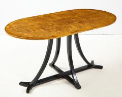 Swedish Grace Birch Root and Ebonized Table circa 1940s - 1555134
