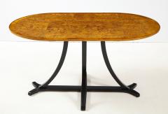 Swedish Grace Birch Root and Ebonized Table circa 1940s - 1555135