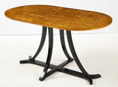 Swedish Grace Birch Root and Ebonized Table circa 1940s - 1555140