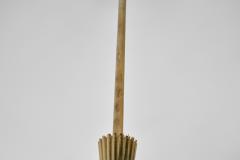 Swedish Grace Brass and Glass Hanging Lamp Sweden ca 1920s - 4417618