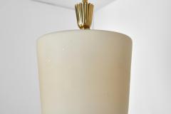 Swedish Grace Brass and Glass Hanging Lamp Sweden ca 1920s - 4417620