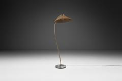 Swedish Grace Floor Lamp with Decorative Antelopes on the Base Sweden 1930s - 4146555