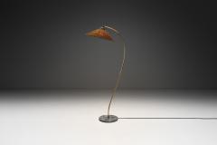 Swedish Grace Floor Lamp with Decorative Antelopes on the Base Sweden 1930s - 4146556