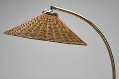 Swedish Grace Floor Lamp with Decorative Antelopes on the Base Sweden 1930s - 4146568