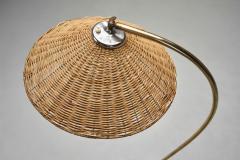 Swedish Grace Floor Lamp with Decorative Antelopes on the Base Sweden 1930s - 4146569