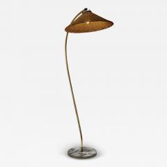 Swedish Grace Floor Lamp with Decorative Antelopes on the Base Sweden 1930s - 4152123