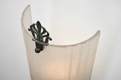 Swedish Grace Patinated Bronze Wall Lamp Sweden 1920s - 4776592