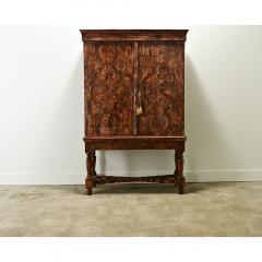 Swedish Gustavian 17th Century Faux Bois Cabinet - 3639223