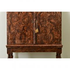 Swedish Gustavian 17th Century Faux Bois Cabinet - 3639226