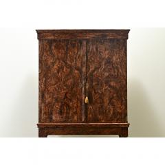 Swedish Gustavian 17th Century Faux Bois Cabinet - 3639296