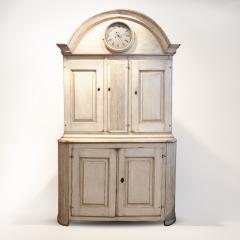 Swedish Gustavian Clock Cabinet Circa 1800 - 3613346