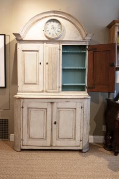 Swedish Gustavian Clock Cabinet Circa 1800 - 3613349