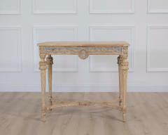 Swedish Gustavian Console Table with Carved Medallion circa 1860 - 4707111