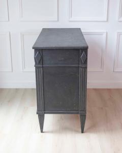 Swedish Gustavian Inspired Chest of Drawers with Greek Key Frieze - 4577511