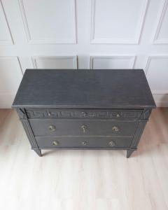Swedish Gustavian Inspired Chest of Drawers with Greek Key Frieze - 4577584