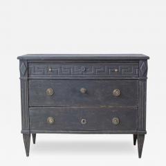 Swedish Gustavian Inspired Chest of Drawers with Greek Key Frieze - 4579109
