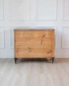 Swedish Gustavian Inspired Three Drawer Chest with Painted Top - 4557938