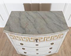 Swedish Gustavian Painted Chest of Drawers with Decorative Livery Circa 1840 - 4353548