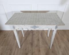 Swedish Gustavian Painted Console Table with Decorative Details Circa 1840 - 4353470