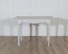 Swedish Gustavian Painted Console Table with Decorative Details Circa 1840 - 4353491