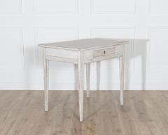 Swedish Gustavian Painted Table with Drawer circa 1850 - 4336751