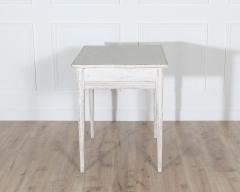 Swedish Gustavian Painted Table with Drawer circa 1850 - 4336752