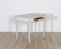 Swedish Gustavian Painted Table with Drawer circa 1850 - 4336758