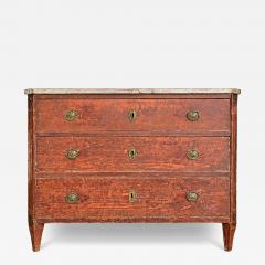 Swedish Gustavian Period 18th Century Painted Commode - 4584079
