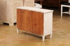 Swedish Gustavian Style 1890s Apothecary Chest with 10 Drawers and Carved Dentil - 3521421