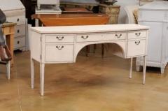 Swedish Gustavian Style 1900s Sideboard or Desk with Single Drawer and Doors - 3538467