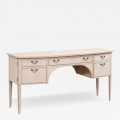 Swedish Gustavian Style 1900s Sideboard or Desk with Single Drawer and Doors - 3540613