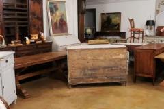 Swedish Gustavian Style 19th Century Painted Sideboard with Carved Motifs - 3547505
