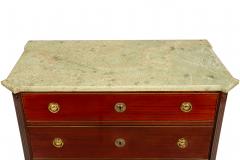 Swedish Gustavian Style Antique Mahogany Chest of Drawers Commode - 4622747